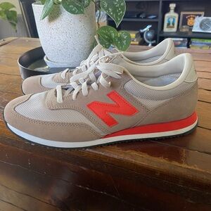 New Balance 650 sneakers. “Driftwood” color.